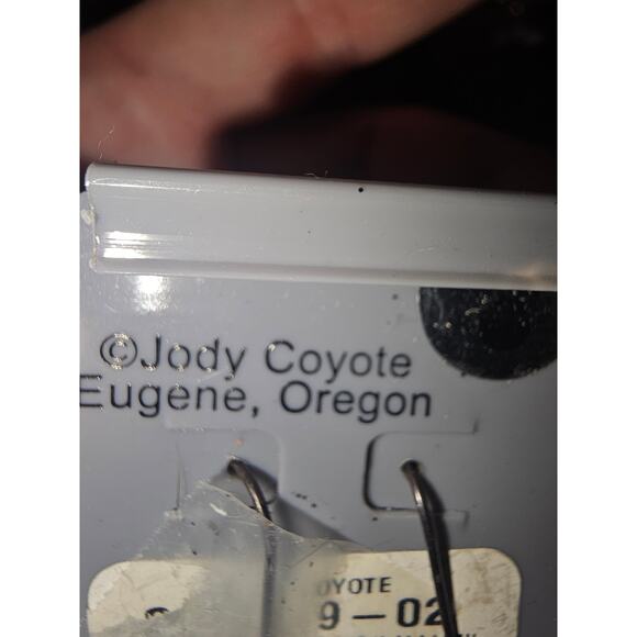 Jody Coyote Silverworks Western Style Pierced Earrings New In Package - Picture 2 of 2